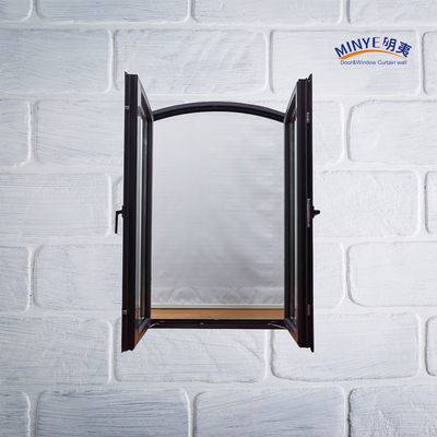 European-style Design Thermal Break Aluminum Casement Window with Double Tempered Glass
