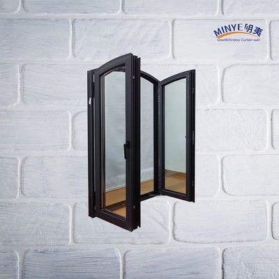 European-style Design Thermal Break Aluminum Casement Window with Double Tempered Glass