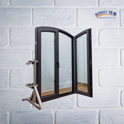European-style Design Thermal Break Aluminum Casement Window with Double Tempered Glass