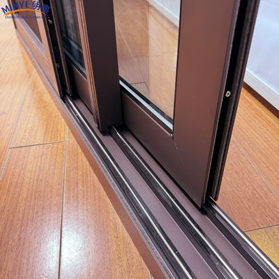 Aluminum Alloy Frame Windproof Sliding Windows and Doors for Restaurant Designing