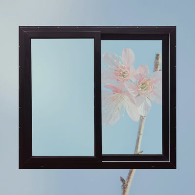 Customized Double Glass Slide Windows with Special Design of Grills Integrated into Glass