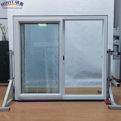 Customized Double Glass Slide Windows with Special Design of Grills Integrated into Glass