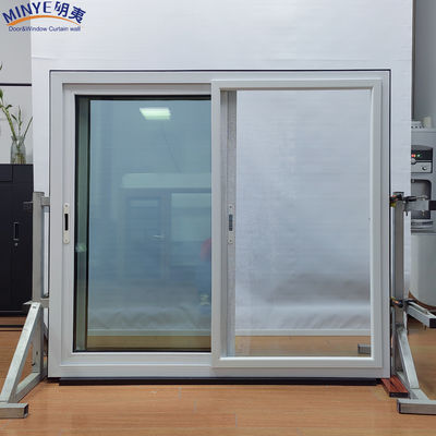 Customized Double Glass Slide Windows with Special Design of Grills Integrated into Glass