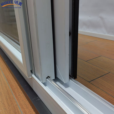 Customized Double Glass Slide Windows with Special Design of Grills Integrated into Glass