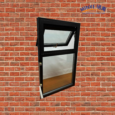 Windproof and Heat Preservation Thick Double Tempered Glass Awning Window for Bedroom