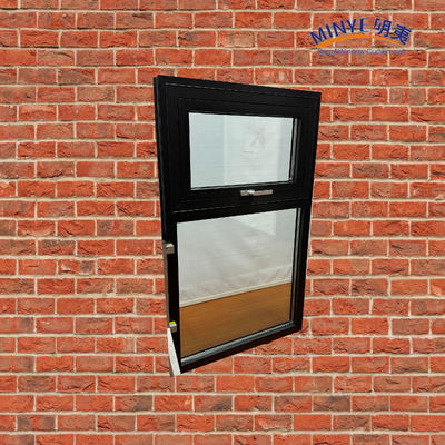 Windproof and Heat Preservation Thick Double Tempered Glass Awning Window for Bedroom