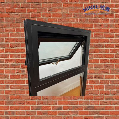 Windproof and Heat Preservation Thick Double Tempered Glass Awning Window for Bedroom