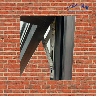 Windproof and Heat Preservation Thick Double Tempered Glass Awning Window for Bedroom
