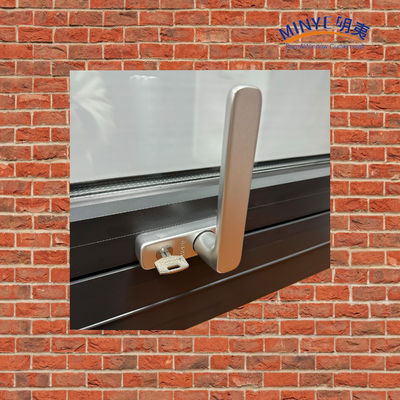 Windproof and Heat Preservation Thick Double Tempered Glass Awning Window for Bedroom