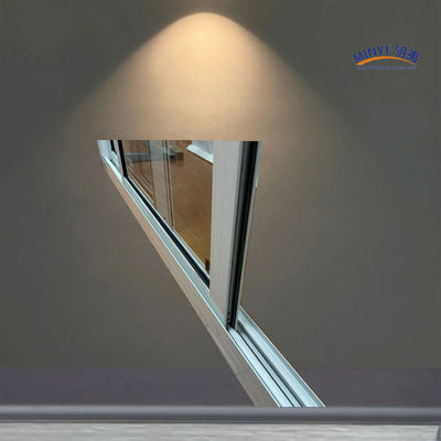 Chinese Hardware Aluminum Sliding Door with Double Tempered Glass and FiberGlass Screen