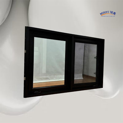 Double Tempered Glass Aluminum Alloy Casement Window with Nail Fan and Thermal Break