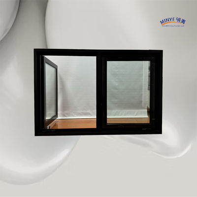 Double Tempered Glass Aluminum Alloy Casement Window with Nail Fan and Thermal Break