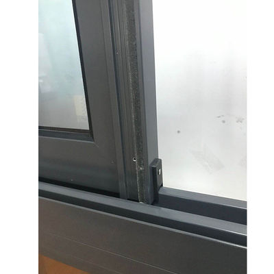 77 Series Double Glazed Aluminum Sliding Window with Horizontal Opening and Materials