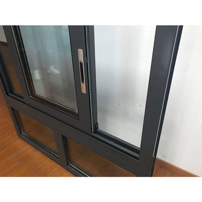 77 Series Double Glazed Aluminum Sliding Window with Horizontal Opening and Materials