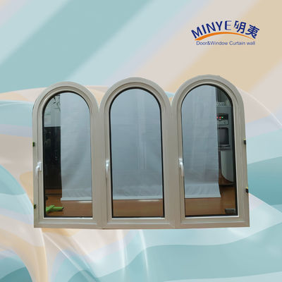 European Design Aluminum Interior Casement Window with Horizontal Opening Pattern