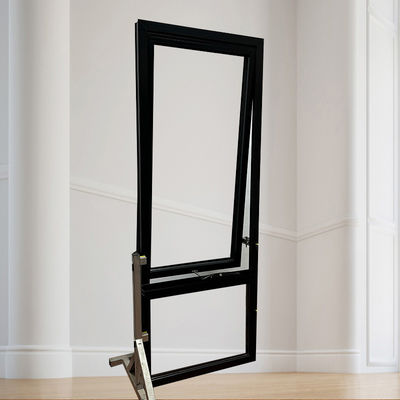 Chinese Top Hardware Customized Aluminum Blind Casement Window With Built In Shutter
