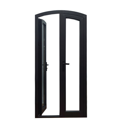 Customized Color Front Entry Casement Door for Home and Commercial in Aluminum Alloy