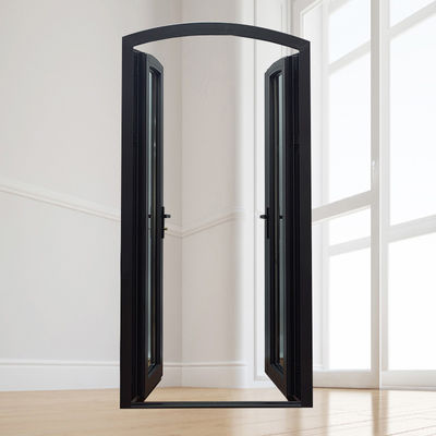 Customized Color Front Entry Casement Door for Home and Commercial in Aluminum Alloy