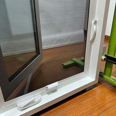 Black and White American Casement Window with Aluminum Alloy Frame Customizable OEM