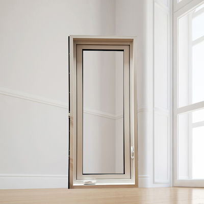 Black and White American Casement Window with Aluminum Alloy Frame Customizable OEM