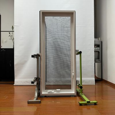 Black and White American Casement Window with Aluminum Alloy Frame Customizable OEM