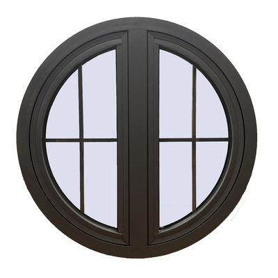 Customized Aluminum Round Casement Window with Good Wind Resistance and High Strength