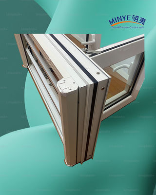 Bedroom Thermal Break Aluminum Casement Window with Good Wind Resistance and Double Glass