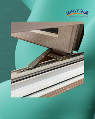 Bedroom Thermal Break Aluminum Casement Window with Good Wind Resistance and Double Glass