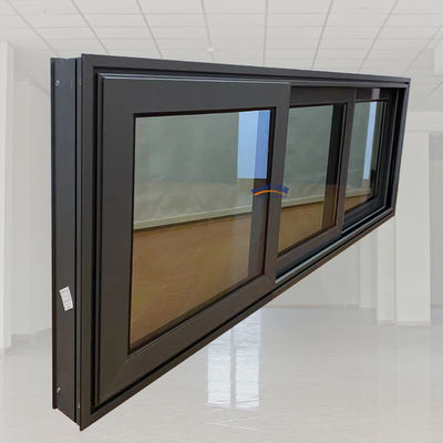 Long Life Aluminum Three-Track Sliding Window with Good Wind Resistance and High Strength