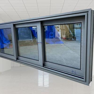 Long Life Aluminum Three-Track Sliding Window with Good Wind Resistance and High Strength