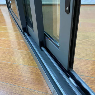 Long Life Aluminum Three-Track Sliding Window with Good Wind Resistance and High Strength