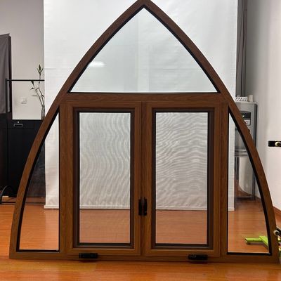 Good Sealing Europe Style Casement Window with Heat Insulation and Customized Size