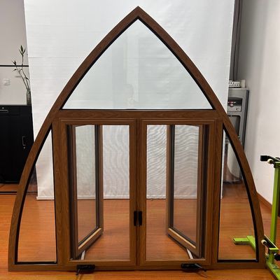Good Sealing Europe Style Casement Window with Heat Insulation and Customized Size