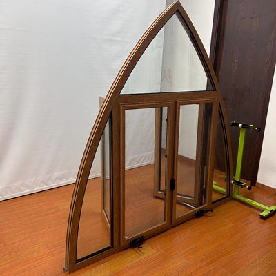 Good Sealing Europe Style Casement Window with Heat Insulation and Customized Size