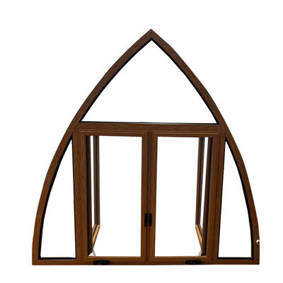 European Style Aluminum Alloy Thermal Break Casement Window with Good Wind Resistance