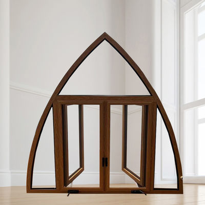 Modern Design Windproof Aluminum Alloy Frame Vertical Swing Opening Window for Market