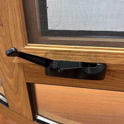Aluminum Alloy Frame Round Decorative Casement Window for Windproof and Design Option