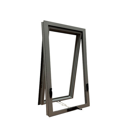 Aluminum Alloy Frame Fiberglass Screen Double Glass Awning Windows for Modern Bedroom