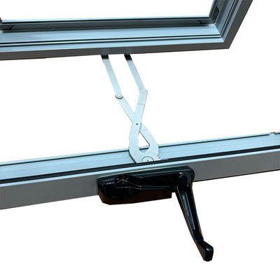 Aluminum Alloy Frame Fiberglass Screen Double Glass Awning Windows for Modern Bedroom