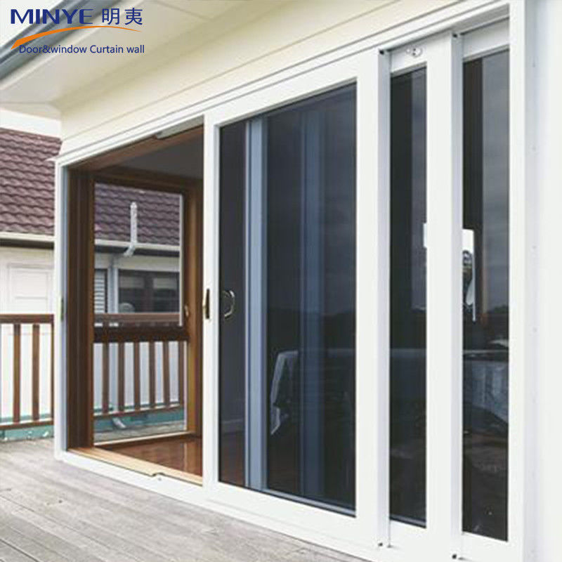 Main Material Solid Wood 3500pa Wind Resistance UPVC Sliding Doors for Modern Wardrobe