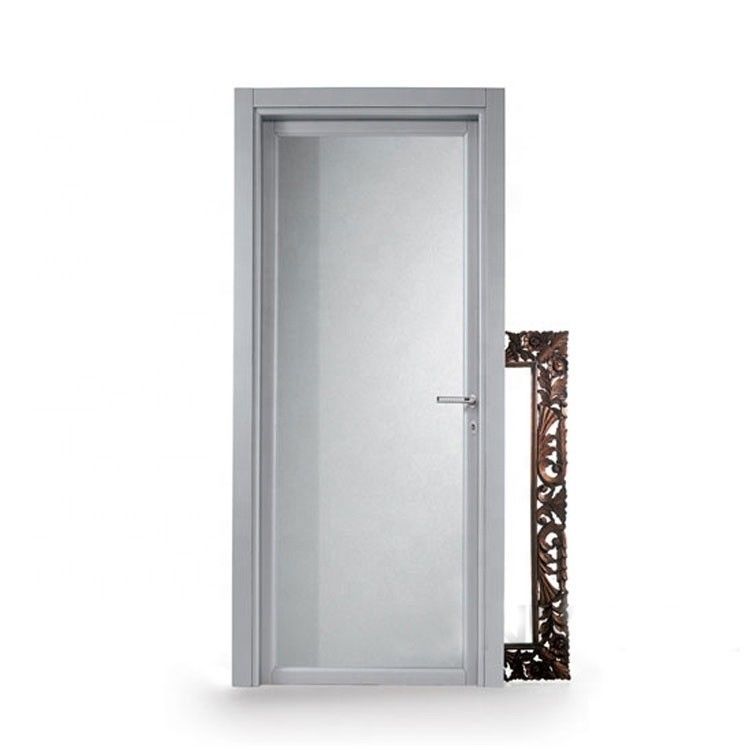 Modern Design Aluminum Bathroom Glass Door with Toughed Frosted Glass OEM/ODM Availabl