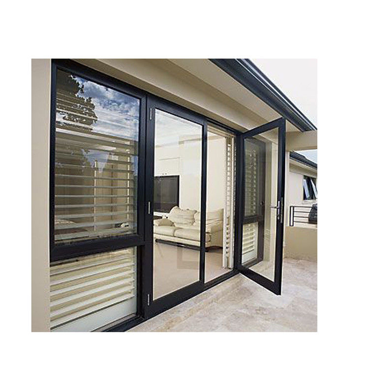 1.4mm Profile Thickness Thermal Break Aluminum Casement Door for in Australian Style