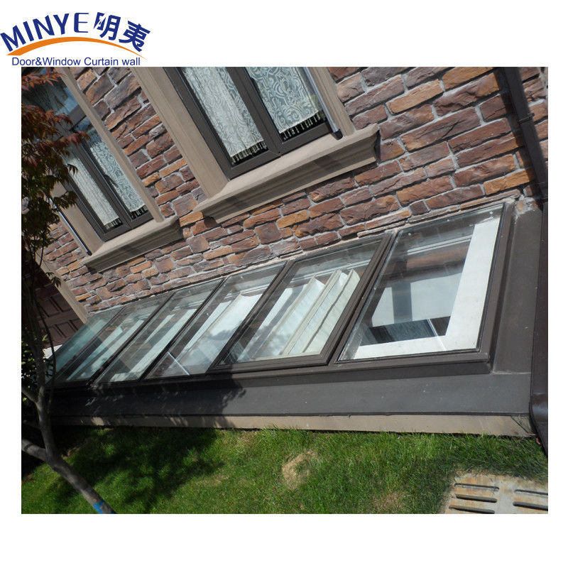 FiberGlass Screen Netting Material Skylight with 3.0mm Profile Thickness and Chain Winder Open