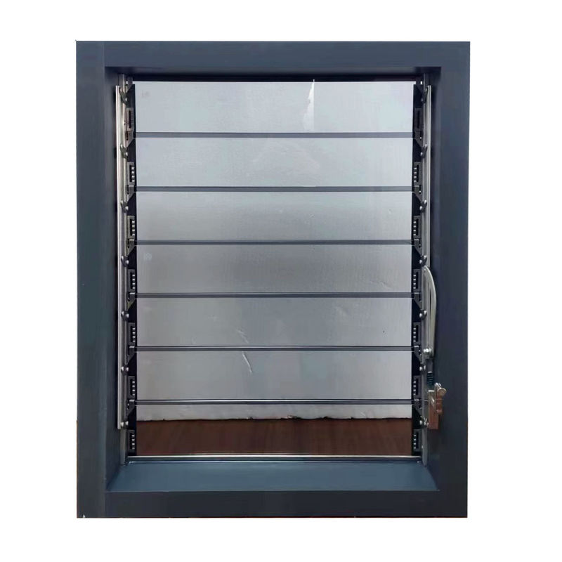 Customized Colors Exterior Aluminum Louvers Window Shutter Glass Blade Manual Windows