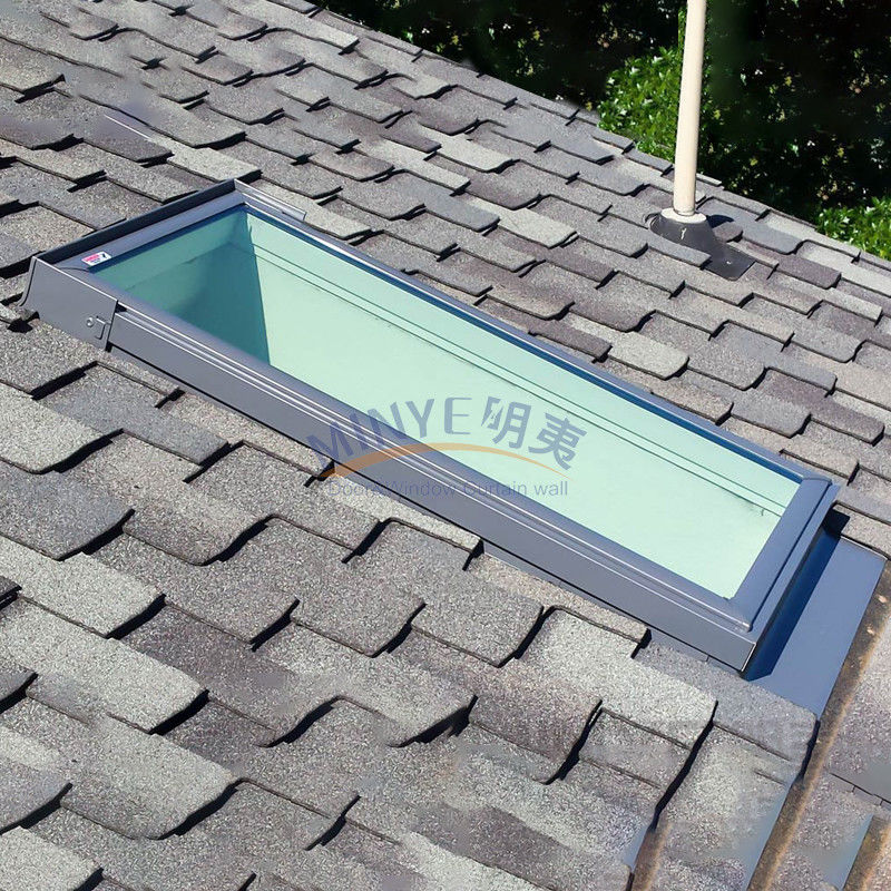 1.4mm Profile Thickness Skylight Roof Top Windows with Electric Blinds and Hail Proof