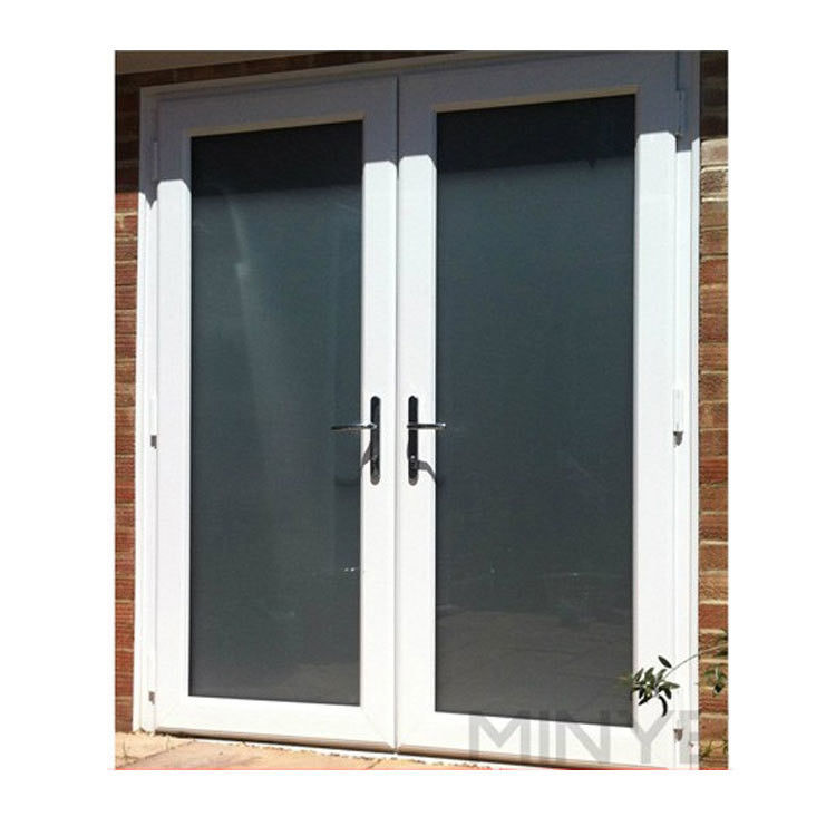 Exterior French Doors with Finished Surface and Good Sealing Aluminium Casement Door