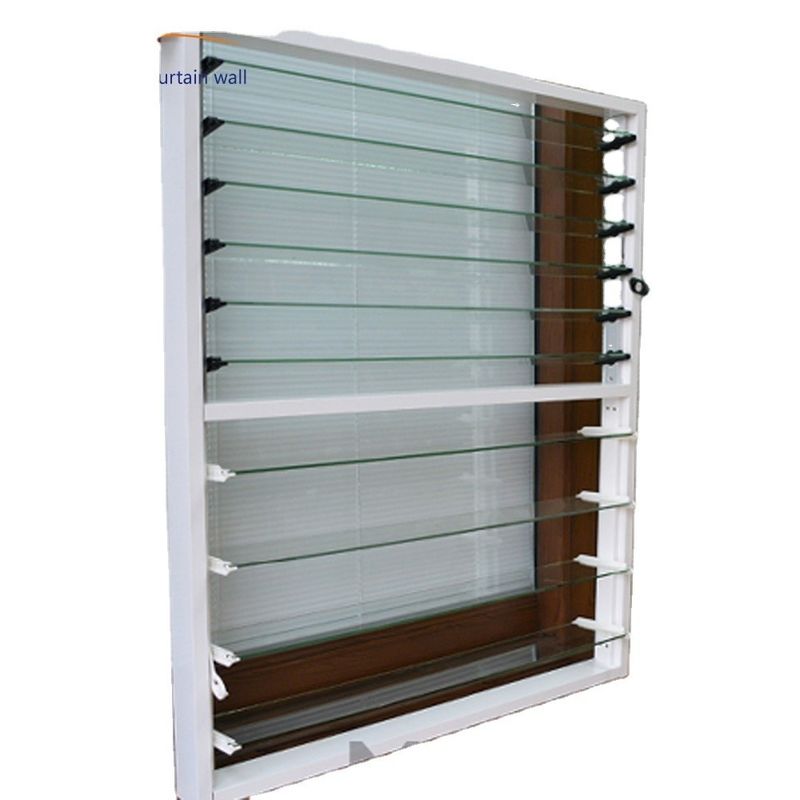 Toughened Aluminum Louvers and Window Shutters in Modern Style for Customized Sizes