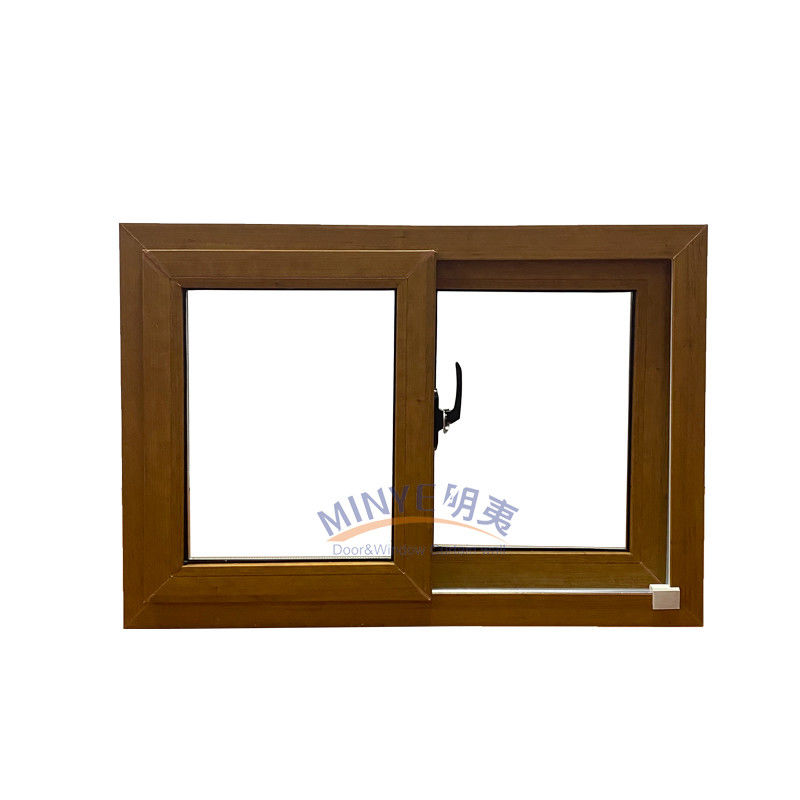 Customizable UPVC Sliding Windows with Horizontal Opening Pattern and Color Selection