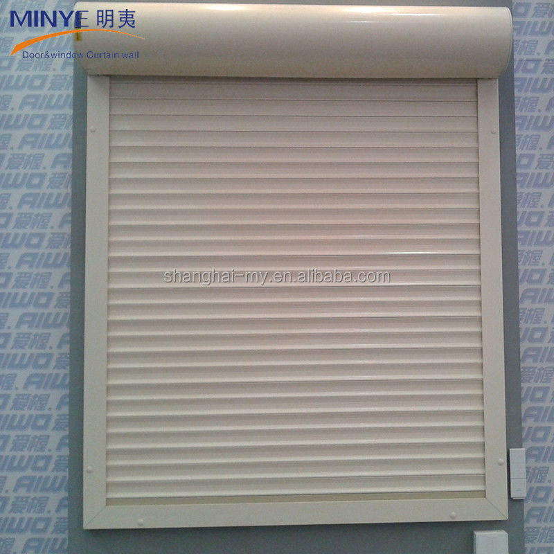 Finished Exterior Folding Shutters for Industrial Aluminum Roller Shutter Garage Doors