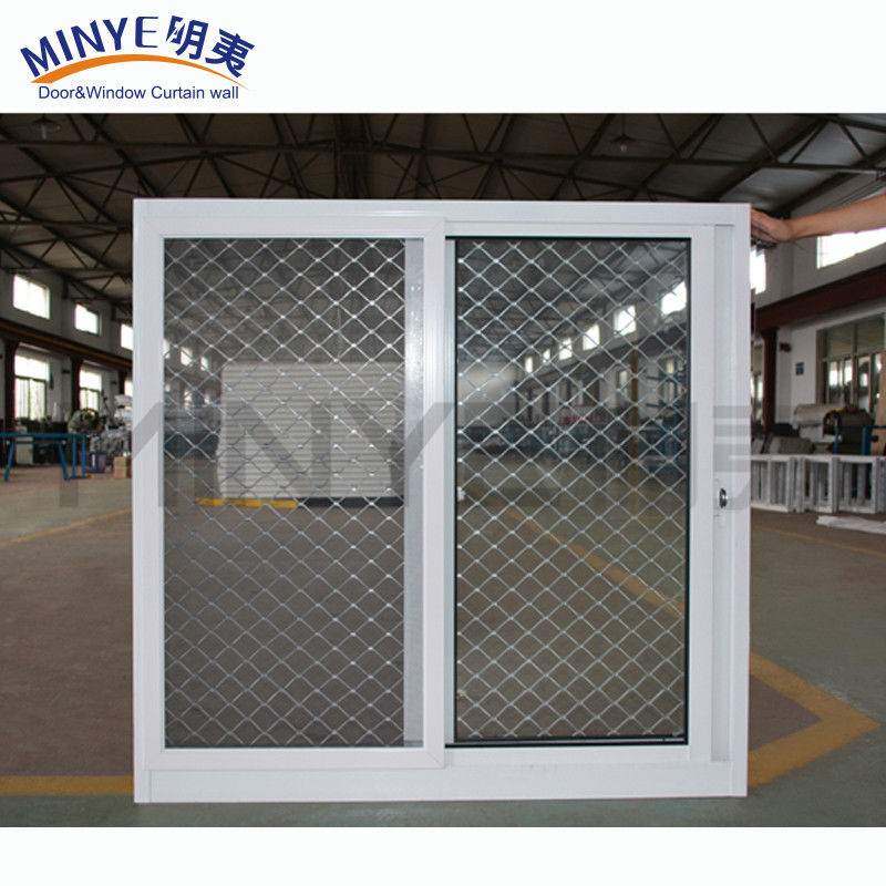 Innovative Customized Colors Noise Killer PVC/UPVC Sliding Window with Grills Design